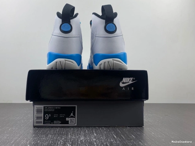 MaikeSneakers FQ8992-101 Air 9 Powder Blue Jordan 0803